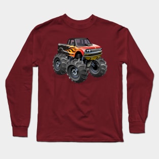 Cartoon monster truck Long Sleeve T-Shirt